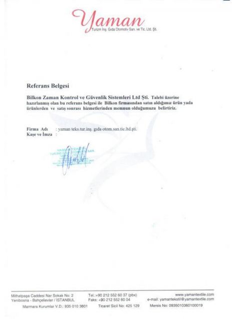 Müşteri Referanslarımız