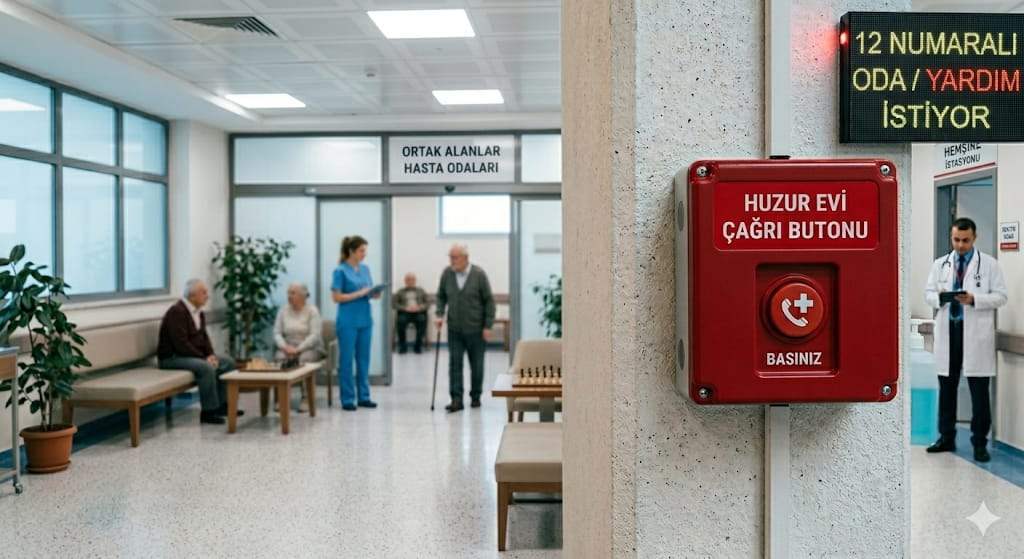 Huzurevi-Bakımevi Acil Çağrı Butonu 