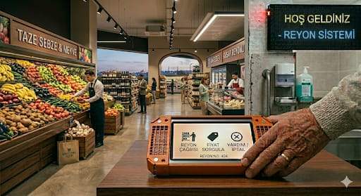 Market Reyon Çağrı Butonları