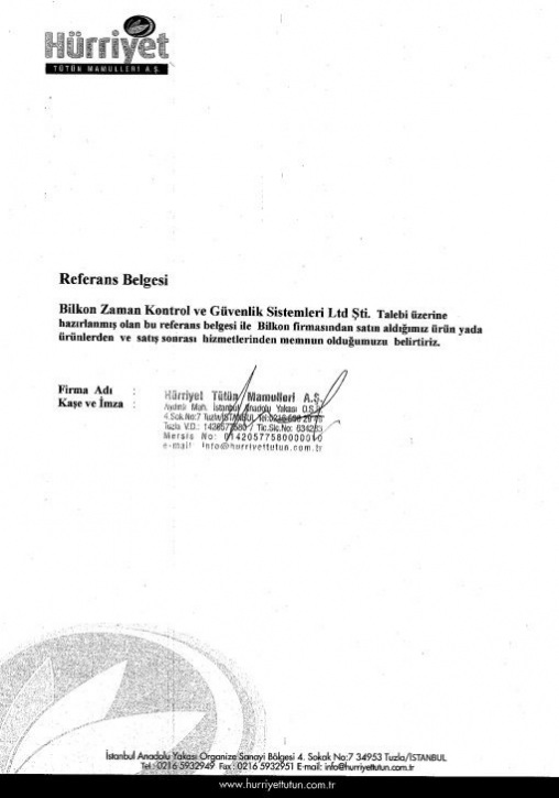 Müşteri Referanslarımız