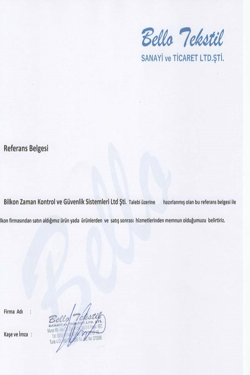 Müşteri Referanslarımız