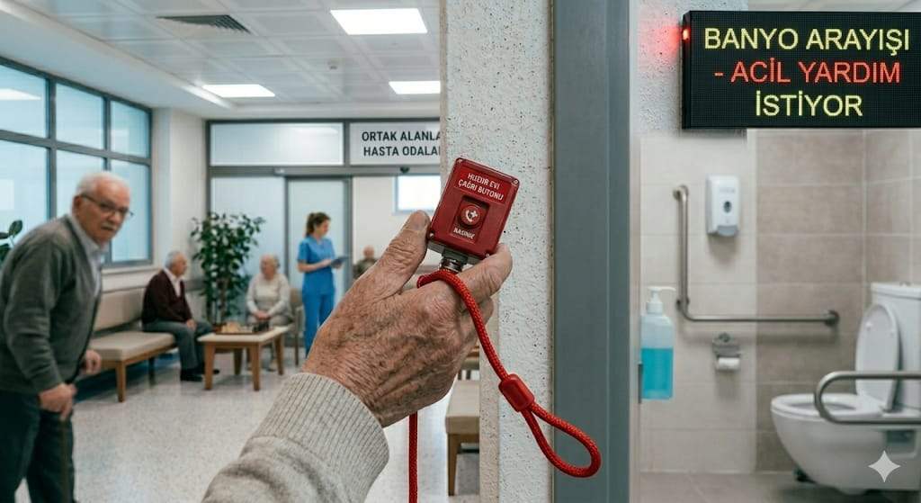 WC-Banyo Acil Yardım  Çağrı Butonları